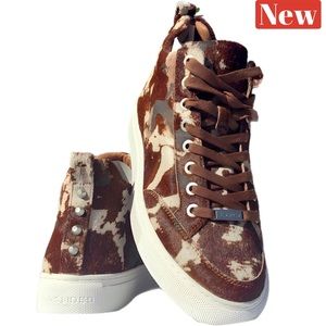 🆕 Jslides Ludlow Pony Shoes Metallic leather